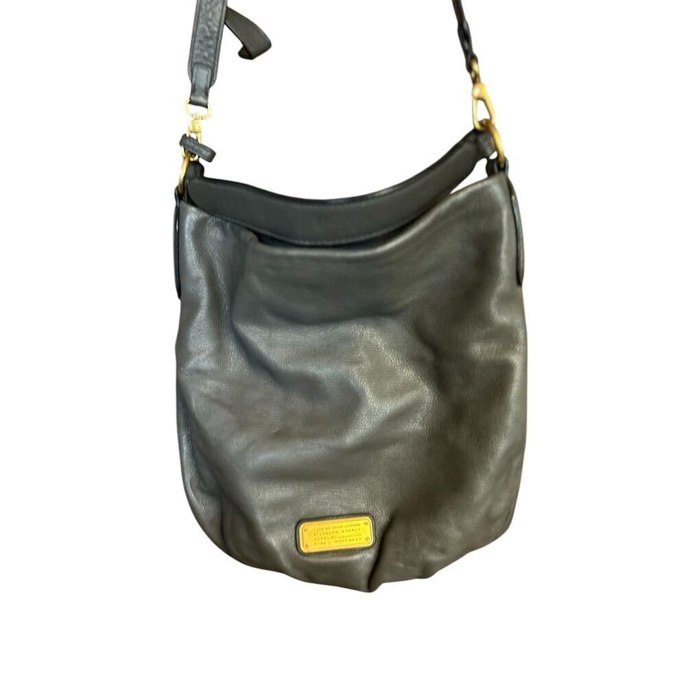 Marc Jacobs‎ Women's gray Leather Hobo Bag Gold Hardware
